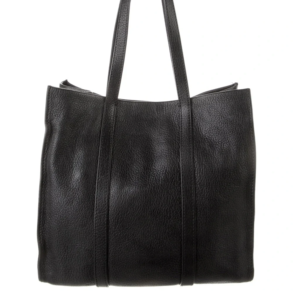Moschino Leather Vintage Black Tote